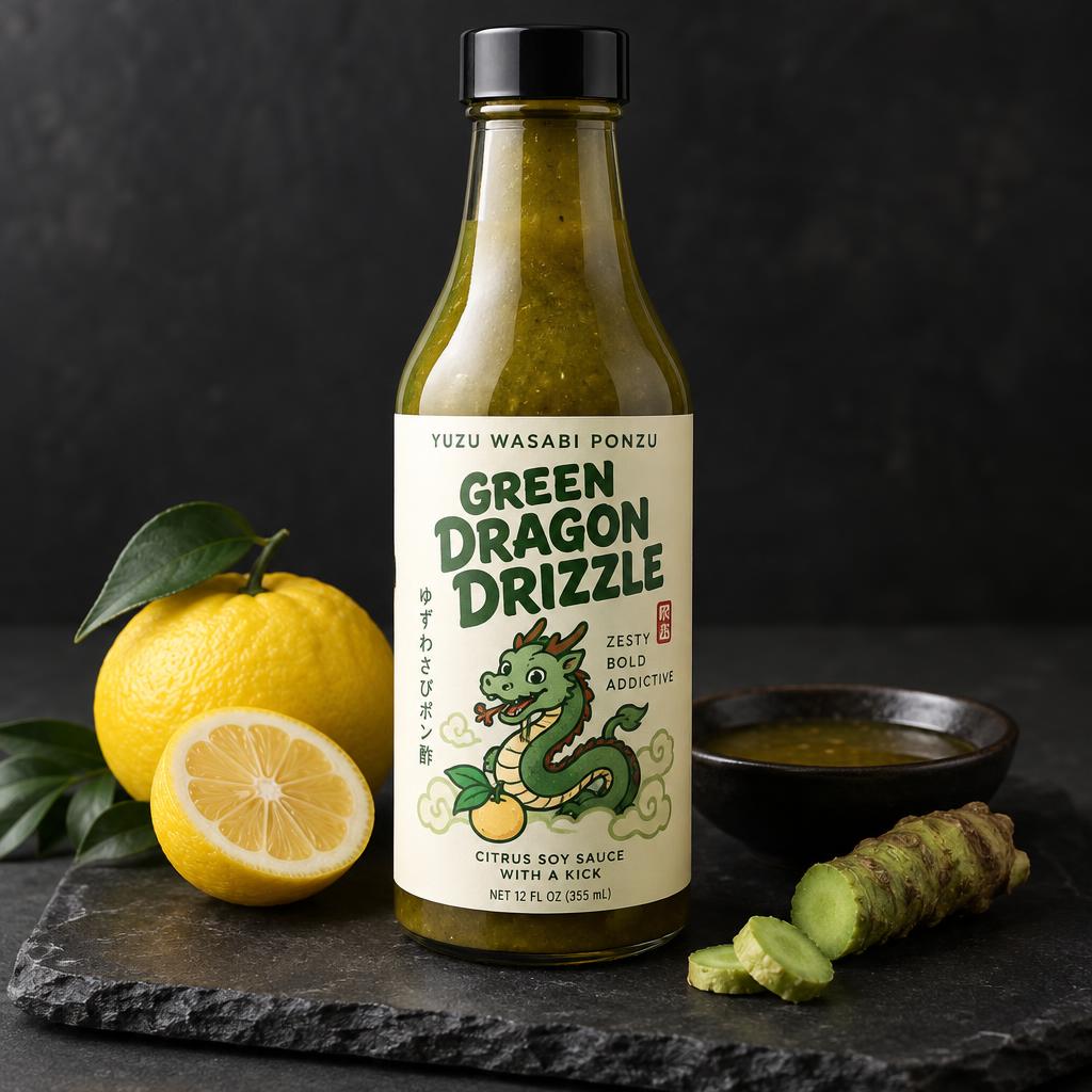 Green Dragon Drizzle bottle