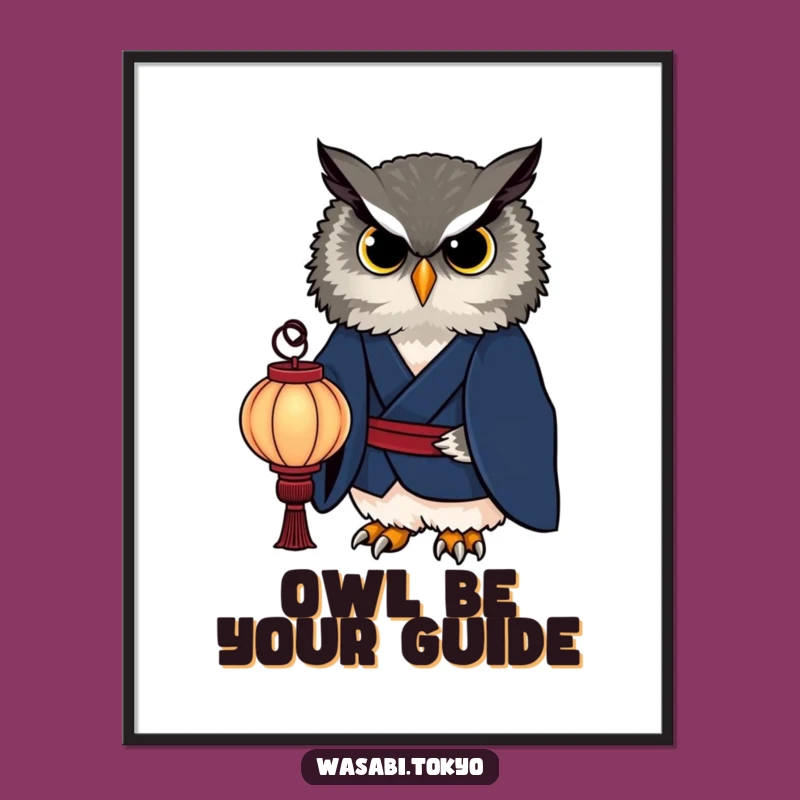 Free Printable Wall Art: Wise Owl Lantern! Downloadable, Print-at-Home Decor with Sophisticated Ambiance