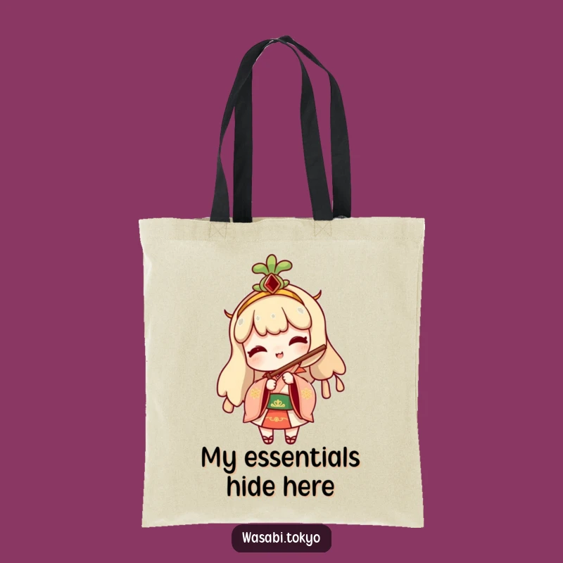 Funny Wasabi Tote: Cheeky Fan Peek Bag - Stylish Gift